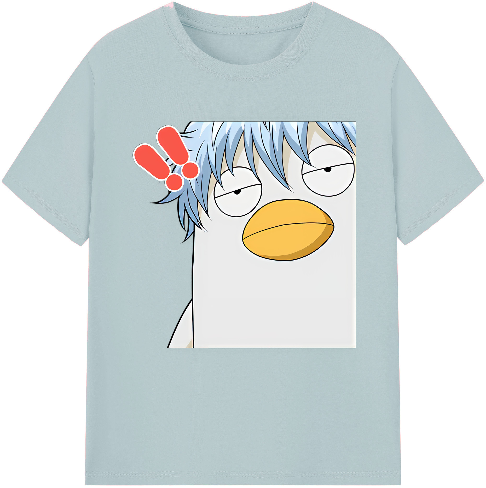 （画像用） ぎんたま 坂田銀時（さかたぎんとき） 神楽 志村新八（しむら しんぱち） GINTAMA Sakata Gintoki Kagura Shimura Shinpachi 綿100％半袖Tシャツ（フロントプリント）